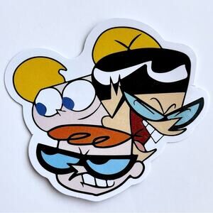 5/$10  90’s Vintage Cartoons Waterproof New Vinyl Sticker Dexter's Laboratory